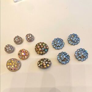 Vintage rhinestone buttons